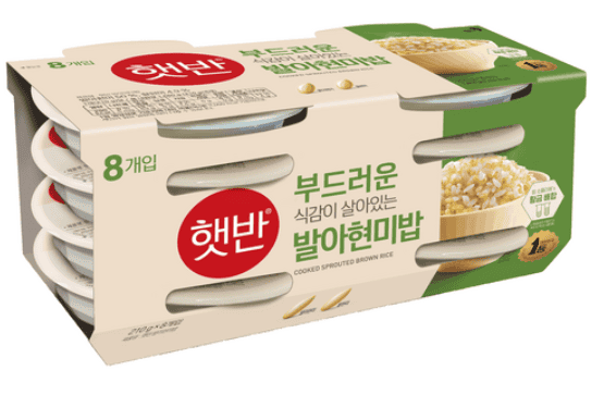햇반 발아현미밥 패키지