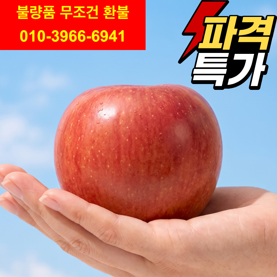 [50박스한정] 초특가할인 산지직송 초고당도 못난이사과, 1박스, 10kg