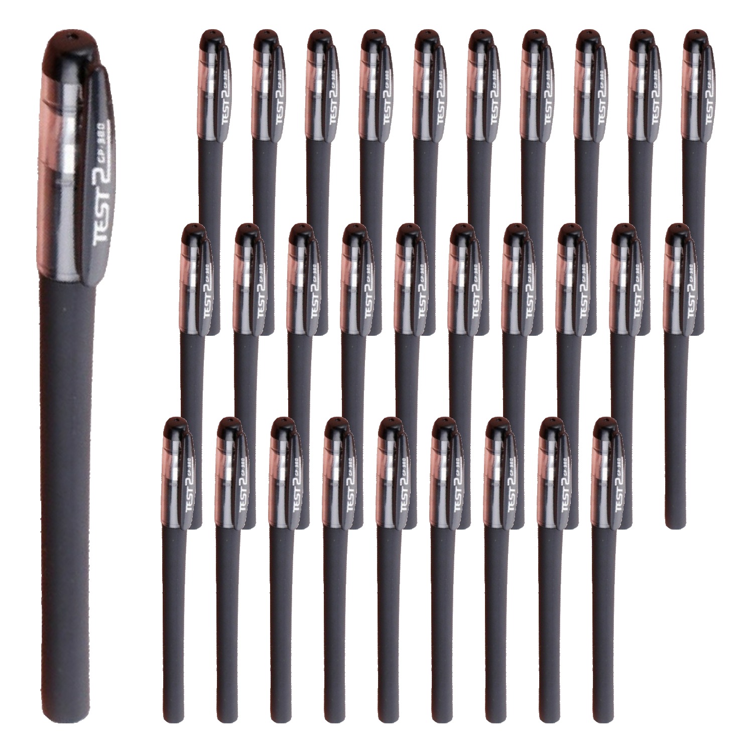 볼펜 0.5mm 대용량, 블랙, 60개